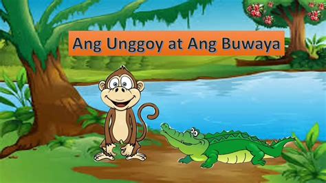 Kwento ng ang unggoy at ang buwaya